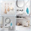 Suction Cup Hooks 6 Pack Clear Shower Hook Reusable Hanger