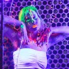 Kit Maquillaje Neón Pintura Crayón Fluorescente Glow Luz Uv
