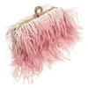Nicole Knupfer - Nastro con piume di struzzo, strisce di