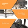 Rosient Flush Mount Ceiling Light Fixture, 12 inch 2-Light Modern