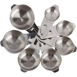 Royal Classique 7 Piece Professional Grade Stainless Steel Measuring Cups Set (Regal)