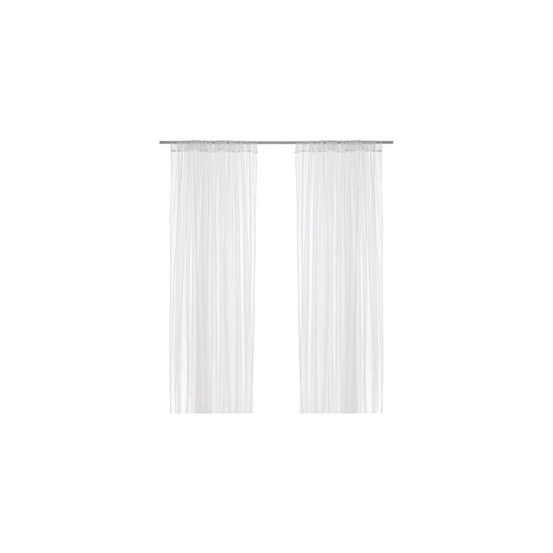 IKEA Home Living Room Decor Lill Lace Curtains, 1 Pair,