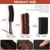 Felt Hat Cleaner Brush Set 4 Pack, Soft Horse‑Hair Hat