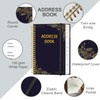 Address Book with Alphabetical Tabs - Small Address Book Spiral
