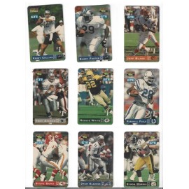 1995 Pro Line $1 PHONE CARDS complete football insert set (30 cards)