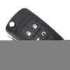 Carcasa de llave plegable, KIMISS 5 botones Flip Key Fob
