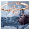 Semikolon Butterfly Bracelet My Story Isn't Over Yet, Steel Colour,