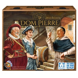 R & R Games Dom Pierre - Champagne Mansion Production & Development Board Game, Strategic Euro-Game, R&R Games, Rola & Costa, Ages 12+, for 2-4 Players, 60-120 Minute Playing Time