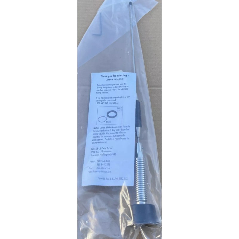 LARSEN HIGH GAIN MOBILE ANTENNA NMO MOUNT NMO800 800-866MHz 3.4db