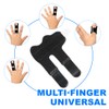 WUSJCOF 5 Stück Fingerschienen, Fingerschutz, Verstellbare Fingerstütze, Schnappfinger Schiene, Fingerbandage