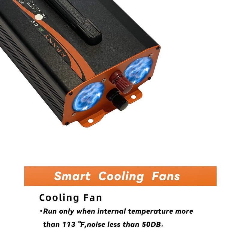 KRXNY 1000W Power Inverter 24V DC to 110V 120V AC
