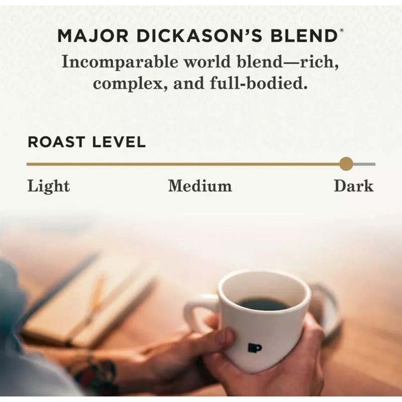 Peet's Coffee 2 Pack Peet's Coffee Major Dickason's Blend Whole