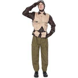 Male WW2 Fighter Pilot Adult Costume - X-Large