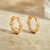 VACRONA Gold Hoop Earrings Huggie Earrings for Women 14k Gold