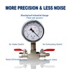 BACOENG 5 Gallon Tempered Glass Lid Stainless Steel Vacuum Chamber