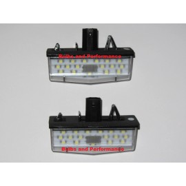 CREE 6000K LED Lamps OEM Replacement 24-SMD 6000K White LED License Plate Lights For Lexus IS300 Sportcross 2002 - 05