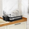 IBERG Dish Drying Rack - Dish Drainer with Utensil Holder