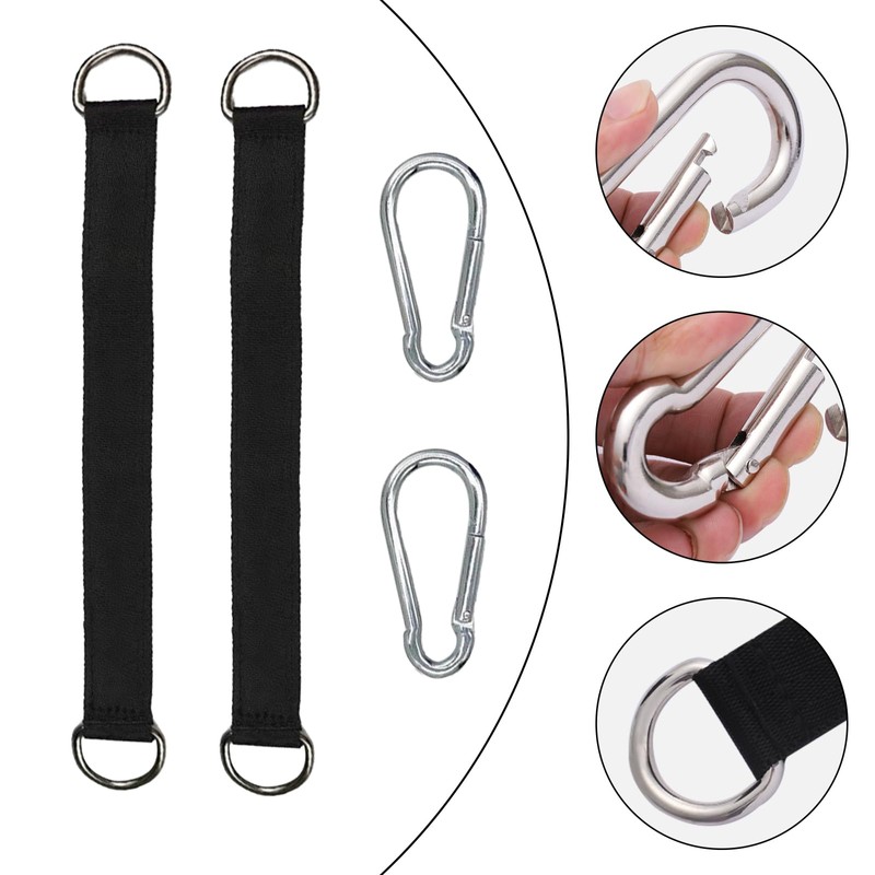 Zczfv Tree Swing Hammock Straps 2 x 30 cm Swing