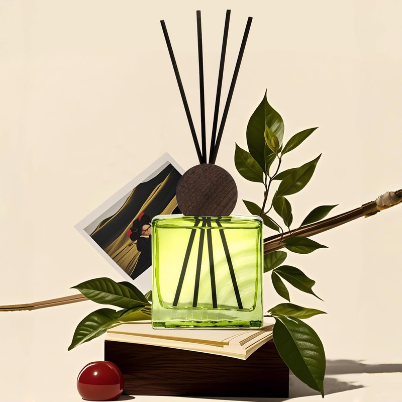 200ml - Green Tea Raumduft Duftstäbchen Mit 8 stäbchen,Home Duft