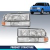 PIT66 Headlights Assembly Front Headlamp LED Light Bar Compatible with
