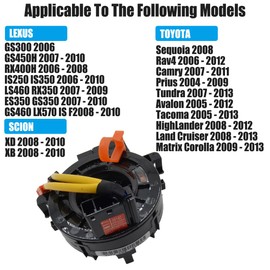 Replacement Wire 843060E010 84306-48030 84306-0E010 Compatible with Camry Rav4 Corolla Highlander Tundra Avalon Tacoma Sequoia Land Cruiser