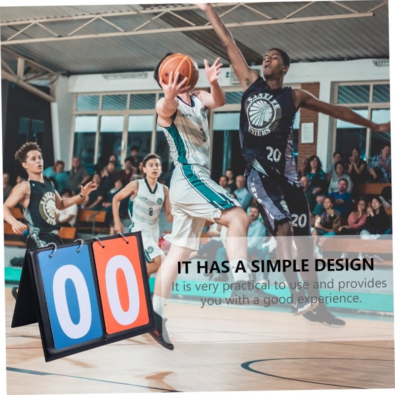 Kisangel 2- Score Flipper for Basketball Sports Outdoor Match Scoreboard