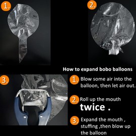 EFAY Balloon Stuffing Machine Tools, Balloon Stretcher OpeningTool Stuffer Kit for Filler Clear Balloons/Bobo Balloons/Latex Balloons/Bubble Balloons for Confetti Rose Flowers