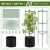 Colingmill 2 Pack 47" Tomato Cages with 10 Gallon Grow