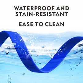 Dog Training Leash,Easy to Clean Waterproof Long Dog Leash, Heavy Duty Recall Long Leash,Dog Long Leash 6ft 10ft 15ft 30ft 50ft for Hiking,Yard, Beach and Swimming (Blue, 16FT)