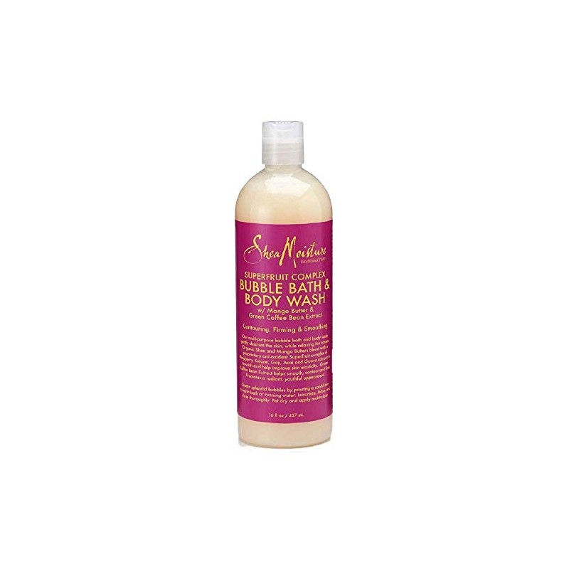 Sheamoisture Superfruit Complex Bubble Bath & Body Wash 16 Oz