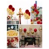 Graduation Decorations Red Gold 2025/Red Party Decorations/Valentines Day Backdrop USC