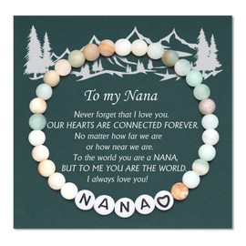Shonyin Grandma Gifts Nana Gifts Mothers Day Gifts for Grandma Gifts from Grandkids, Nana Bracelet Jewelry from Granddaughter and Grandson, Wedding, Birthday Gifts for Grandma Christmas...