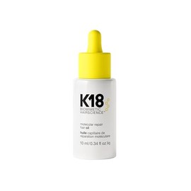 K18 Aceite Para El Cabello Reparador Molecular, Aceite Sin Peso Para Un Cabello Más Fuerte Y Saludable, Adecuado Para Todo Tipo De Cabello, 0.34 Fl Oz