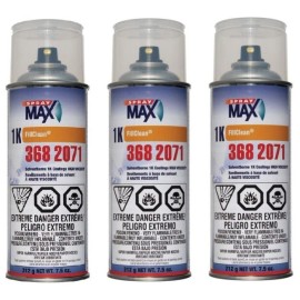 SprayMax, Peter Kwasny, Inc SprayMax® 3682071 FillClean, 7.5 oz, Clear, 1K Component (3 Pack)