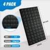 Acoustic Foam Panels 4 Pack 48"x24"x2" - High Density Soundproof