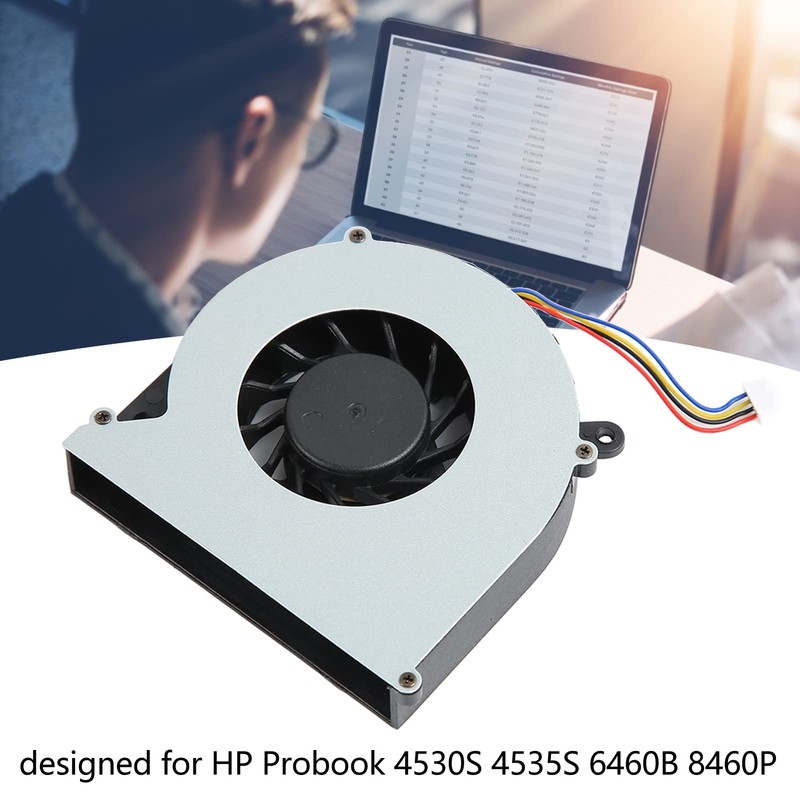 Replacement CPU Fan Compatible with Probook 4530S 4535S 6460B 8460P