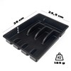 KADAX Drawer Insert for Cutlery, Organiser System for Drawer, Robust