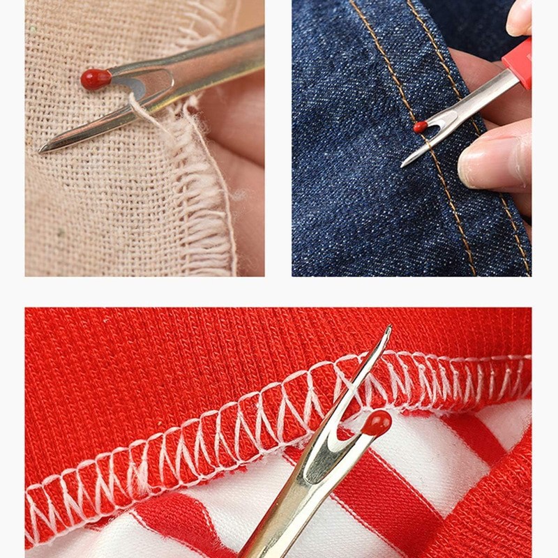 2 Pcs Seam Rippers for Sewing, Large Stitch Unpicker Tool,