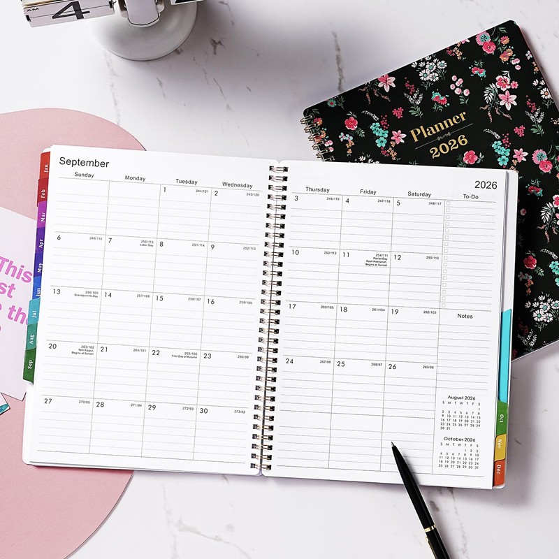 2026 Planner - Planner 2026 Weekly and Monthly, January 2026