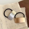 Rectangle Metal Hair Ties Elastic Ponytail Holder Stretch Hair Bands
