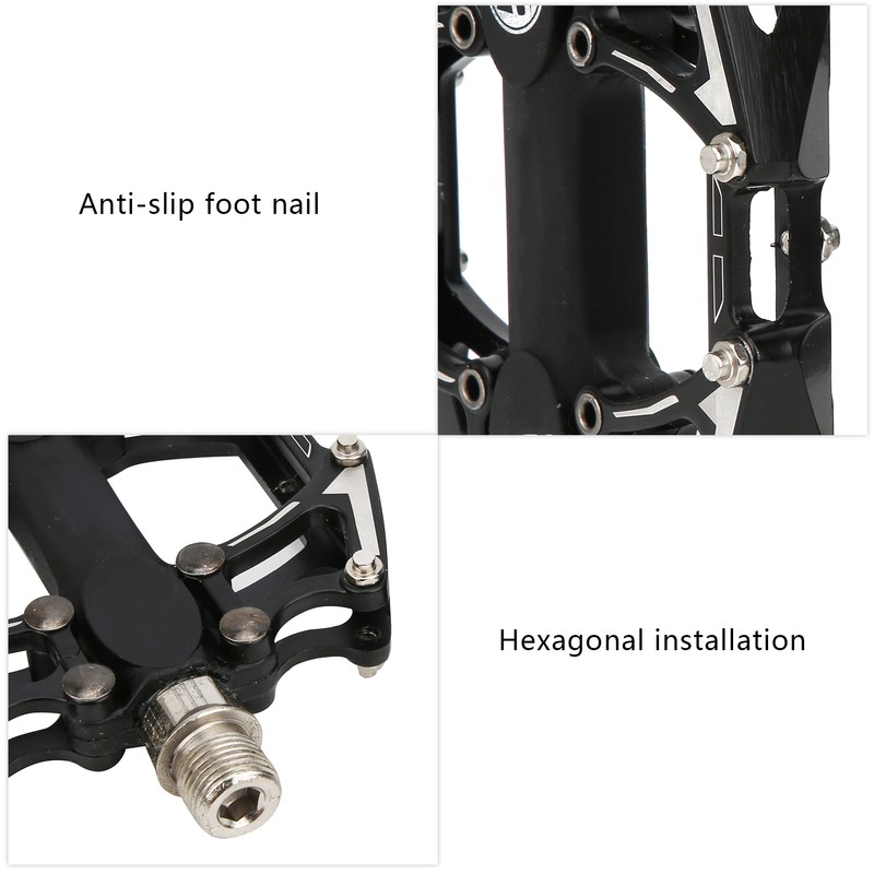 Aluminium Alloy Bicycle Pedals AntiSlip Mountain Bike Cycling Platform Flat