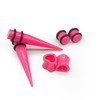 Marsrut 48 PCS Acrylic Gauge Kit Tapers Heart Tunnels Plug
