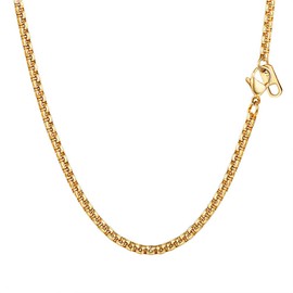 PROSTEEL Short Chain Men Women Gold Plated Necklace Jewelry 18Inch