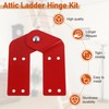 Attic Ladder Hinge for Ladder Pull Down System, Step Attic