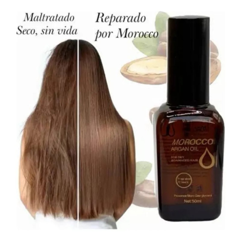 Aceite De Argán Morocco Argan Oil 50 Ml Premium Tratamiento