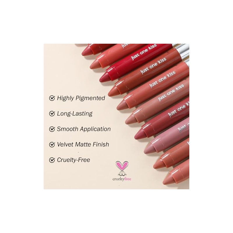 Erinde Lápiz Labial Mate, Lápiz Labial De Larga Duración, A04#