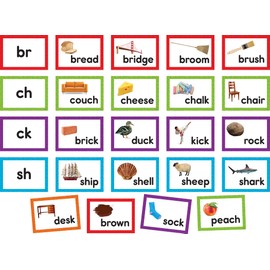 Teacher Created Resources Consonant Blends & Digraphs Pocket Chart Cards