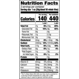 Andy Capp's Ranch Fries Snacks, 3-oz Bag