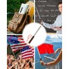 TPZORJX Telescopic Flag Pole, 2 m Telescopic Flagpole, Handheld Flagpole