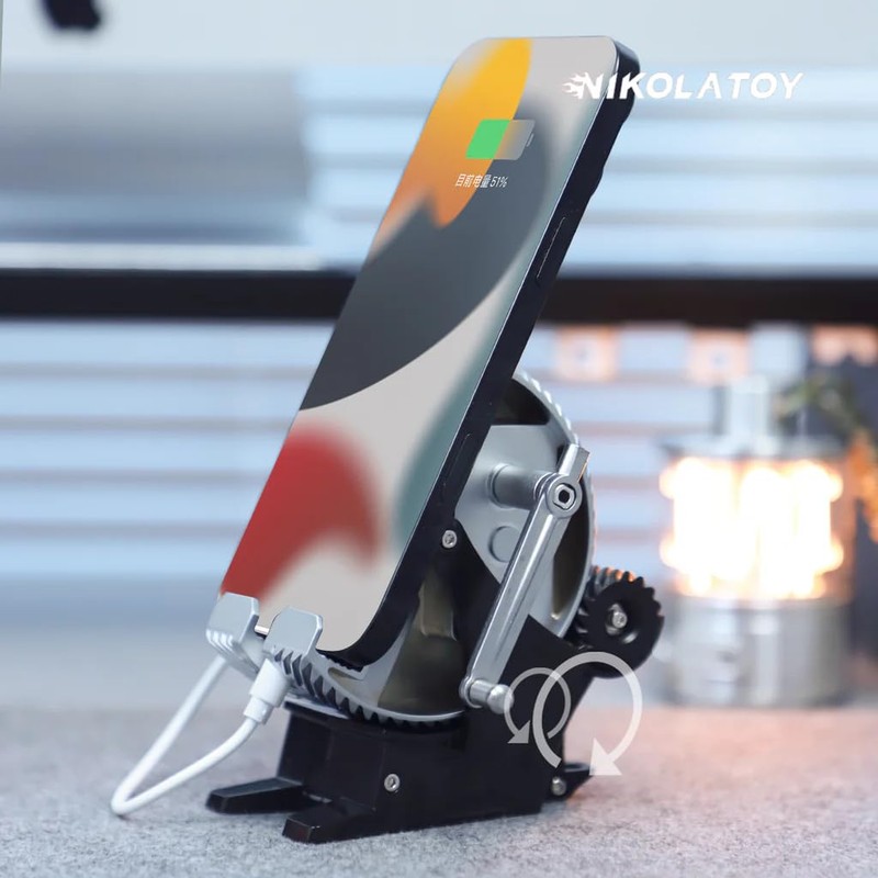NIKOLATOY Alloy Mechanical Multi-Functional Mobile Phone Holder